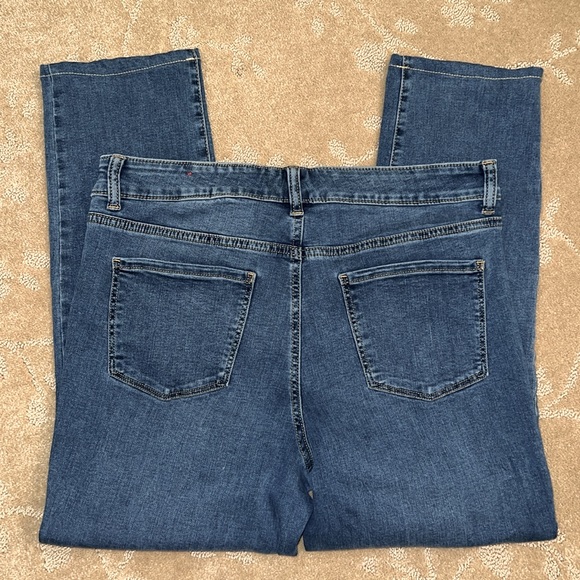 Talbots High Waist Straight Leg Jeans, 10 Petite - Picture 7 of 8